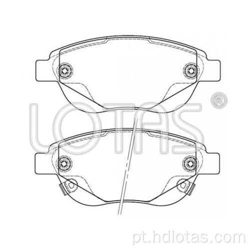 Conjunto de pastilhas de freio para caminhão renault